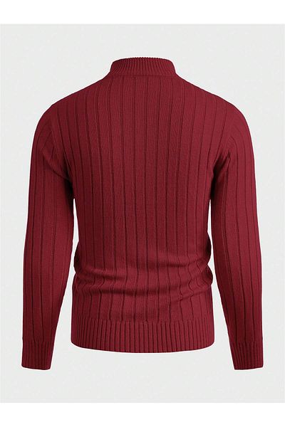 YNGMENCLASS TROPHY HALF FISHER tricotaje licrale pulover pe jumatate de gat