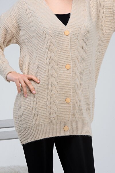 NYN TEKSTİL سترة نسائية محبوكة