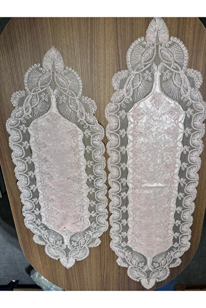 GOLDROOM French Lace Lounge Set 5 Pieces Powder