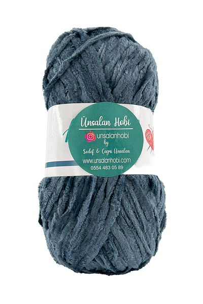 ÜNSALAN HOBİ Velvet Yarn 5 Πακέτο Λούτρινο Βελούδινο Μαλλί 5 Τεμάχια 100γρ