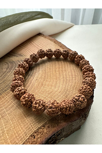 STORE ZARMAN Sertifikalı Rudraksha Tohumu Bileklik/ Shiva’ın Gözyaşları