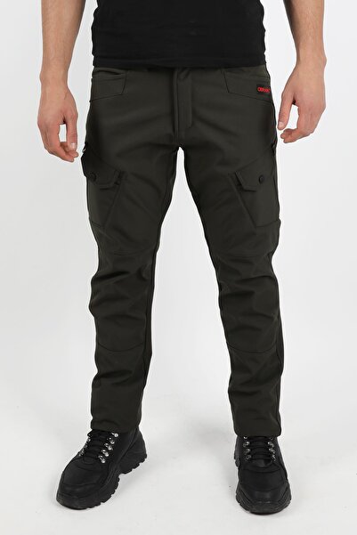 OBRANO Outdoor Softshell Tactical Pantolon Su Rüzgar Geçirmez İçi Polarlı