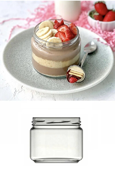 Veliday 30 Adet Magnolya Bardağı Magnolia Puding Renkli Kapaklı Tatlı Cup Kas...