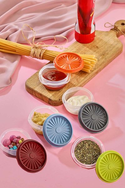 SepetçiBaba 5 Pieces Mini Sauce Bowl and Storage Container Set