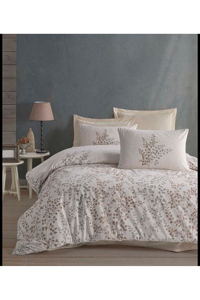 Altınbaşak 100% Cotton Nefha Saber Double Duvet Cover Set