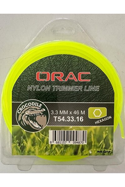 Orac TIRPAN MİSİNASI ORAC 3,3 MM 46 METRE 6 KÖŞE