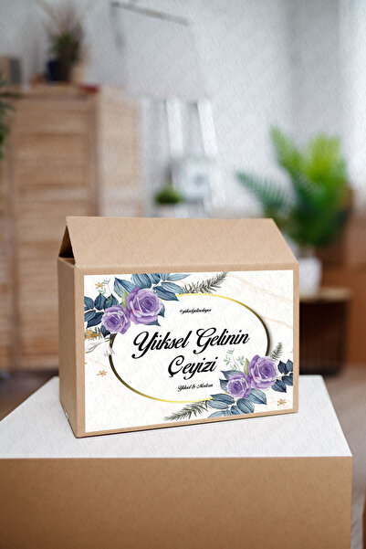 Etiketci Abla İsimli Çeyiz Etiketi - Kendinden Yapışkanlı - A4 Ebat (29 X 21 ...