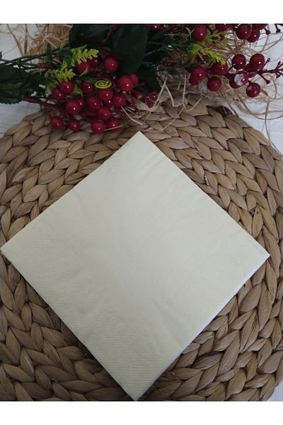 Deniz Party Store CREAM Paper Napkin 20 Pieces
