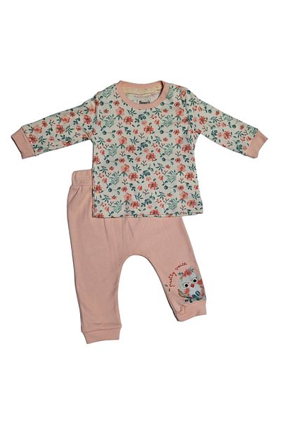 Miniworld Floral 100% Cotton Baby Girl Set of 2
