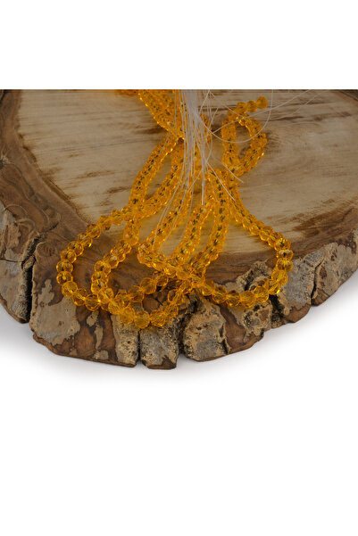 Prestij Boncuk Kristalna perla 6 mm narandžasta A057