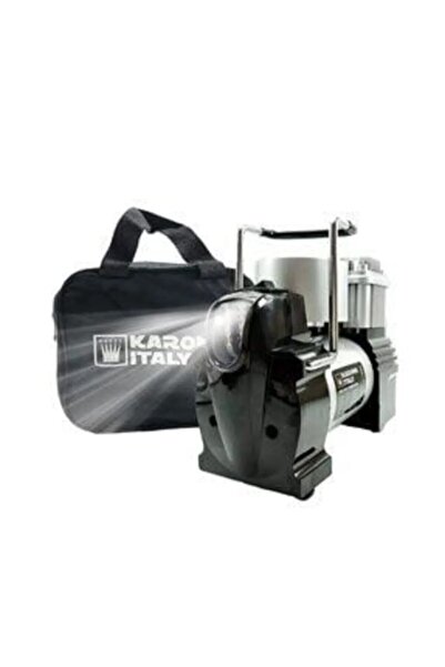 MOONSHOP Pro Seri 12 wat Çelik Piston Çakmak Girişliı Işıklı Hava Kompresörü ...