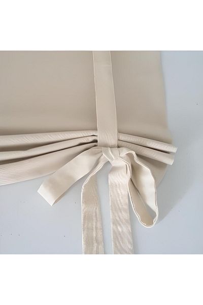 Perdeplus Cotton Tie Detailed Design Vintage Background Curtain