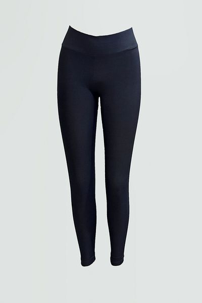 TooHot Jambiere cu talie înaltă de culoare denim