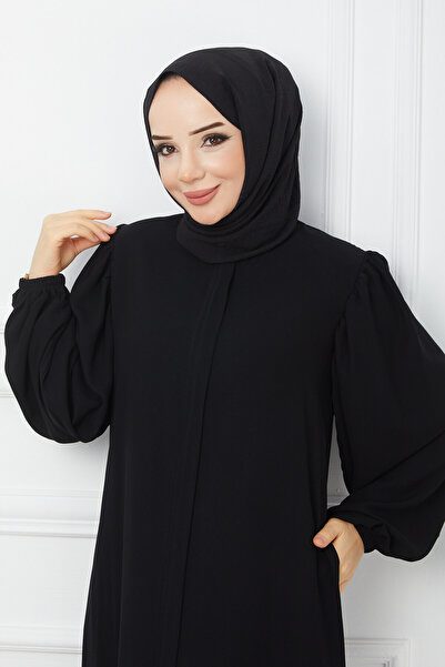 SARİAL GİYİM قطع ذراع بالون، سحاب مخفي، تصميم داخلي غير مرئي، تصميم صيفي