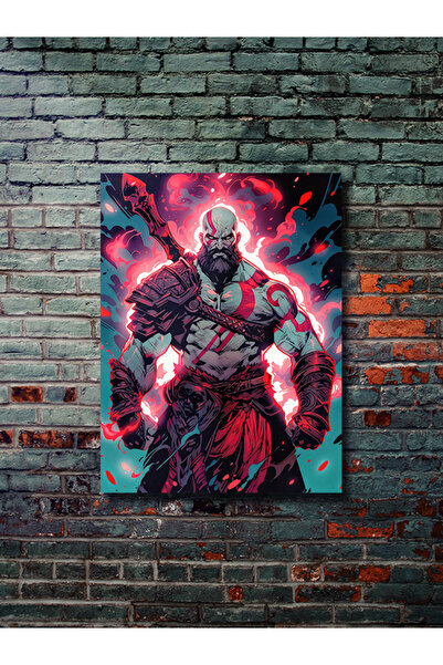 ZNC Kratos, God Of War, Eşsiz Tasarım Oyun, Karakter Posterleri, Özel Tasarım...