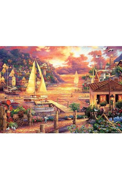 Sunman Large Size Puzzle Gold Sea 3000 Piece Painting