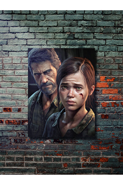 ZNC Joel & Ellie, The Last Of Us, Eşsiz Tasarım Oyun, Karakter Posterleri, Özel Tasarım Kağıt Poster,