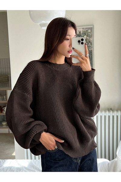 Dier Moda Дамски овърсайз пуловер Dier Moda