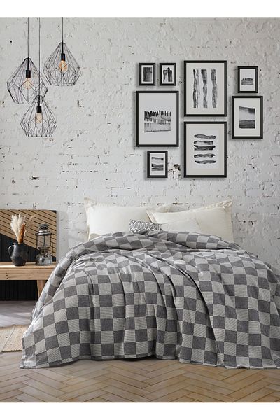 luxtex 16 Colors Multi-Purpose Double Pique, Sofa Cover 220 X 210 CM - Checkerboard Pattern