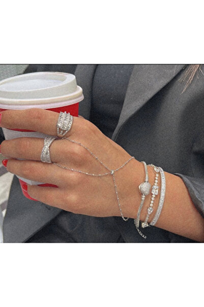 ByZeys Accessories İnce zincir top şahmeran