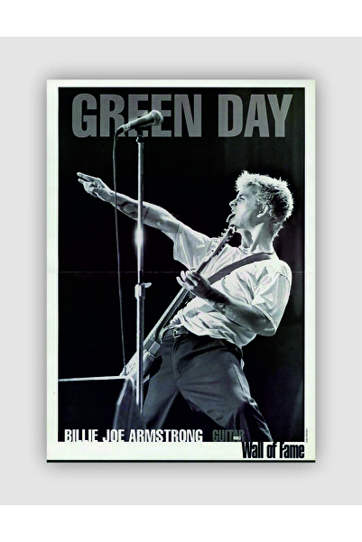 fırsatlar diyarı Green Day Billie Joe Armstrong Punk Rock Metal Duvar Posteri...