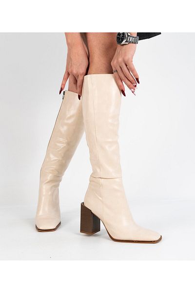 Sibel Durmaz RUT Tan Below the Knee Boots