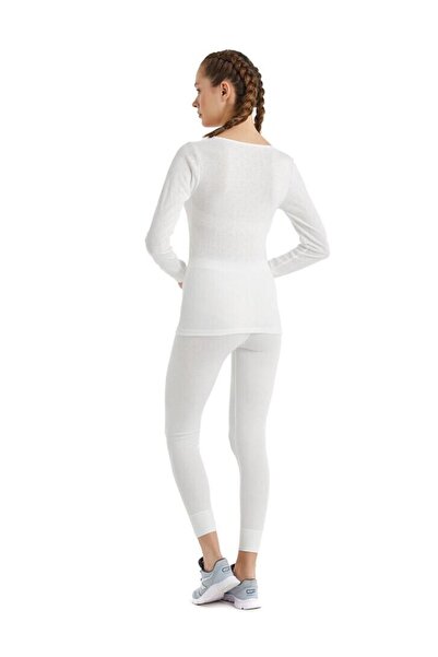 Blackspade Women's Long Sleeve Level 1 White Thermal C8T6N2O1