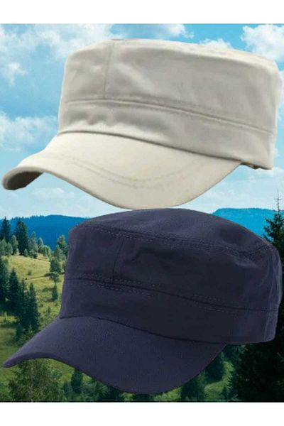 Trenderrs Unisex Βαμβακερό Καπέλο Castro 2 Τεμάχια