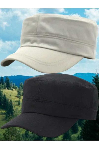 Trenderrs Унисекс памучна шапка Кастро, 2 броя