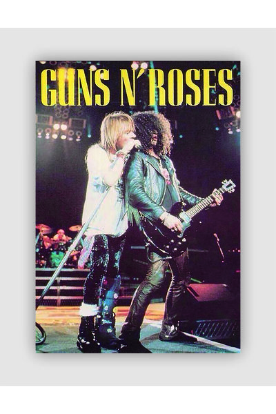fırsatlar diyarı GUNS N´ ROSES Punk Rock Metal Duvar Posteri - Kalın Kağıt - Çerçevesiz