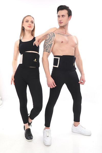 SAUNA SUIT Γνήσιο Unisex Neoprene Belly Sauna Effect Thermal Waist Kemeriefsa