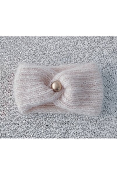 Nympha Bandă de păr tricotată, bandană răsucită tricotată manual, jumătate de...