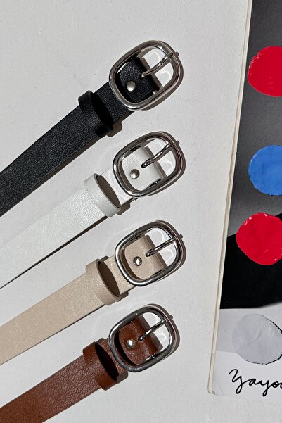 LİA KEMER 4 bucăți curea ovală cu cataramă argintie, centură pentru talie, ce...