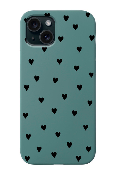 shoptocase Iphone 15 Uyumlu Kalpler Desenli Lansman Telefon Kılıfı