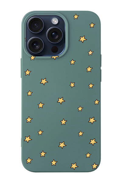 shoptocase Iphone 15 PRO Uyumlu Yıldızlar Desenli Lansman Telefon Kılıfı
