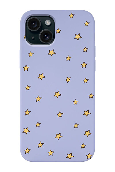 shoptocase Iphone 15 Uyumlu Yıldızlar Desenli Lansman Telefon Kılıfı