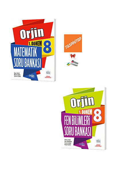 Fenomen Kitap ORJİN 8 MATEMATİK + FEN BİLİMLERİ 1.DÖNEM SORU BANKASI