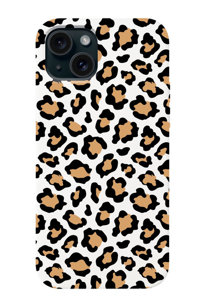 shoptocase iPhone 15 Plus Compatible Leopard Pattern Launch Phone Case
