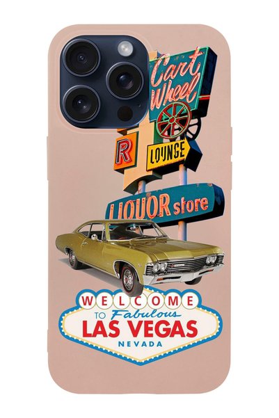 shoptocase حافظة هاتف متوافقة مع هاتف Iphone 15 PRO بنمط Las Vegas