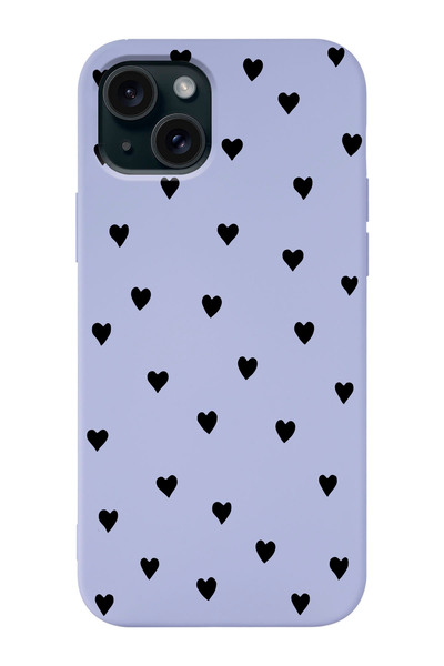 shoptocase Iphone 15 Uyumlu Kalpler Desenli Lansman Telefon Kılıfı