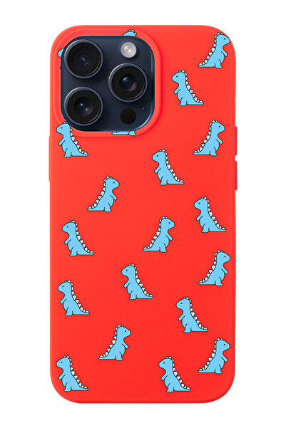 shoptocase Iphone 15 PRO MAX Uyumlu Baby Dinazor Desenli Lansman Telefon Kılıfı