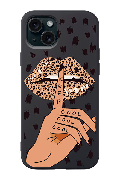 shoptocase Iphone 15 Uyumlu Keep Cool Desenli Lansman Telefon Kılıfı