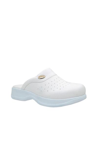 Ortopedia Medkal Kadın Sabo Terlik 1803 Beyaz