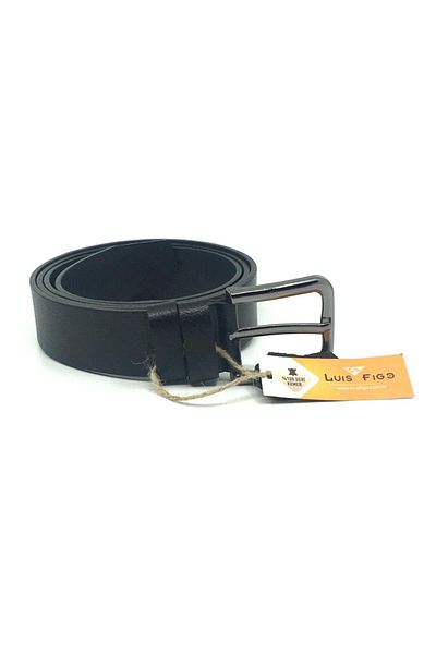 Luis Figo 100% Genuine Leather 3.5 Cm Men's Leather Belt Oversize 1st Class