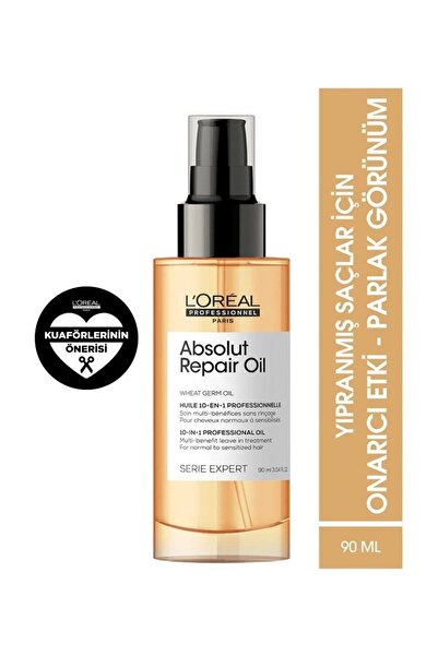 L'oreal Professionnel Serie Expert Absolut Repair Yıpranmış Saçlar Için Durulanmayan Bakım 90ml EVA KUAFOR56686
