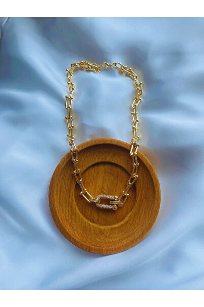 MERAKS قلادة تيفاني من الفولاذ بحجر الزركون، الأولقلادة نسائية مقاومة للصدأ و...