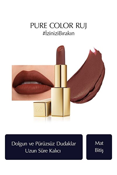 Estee Lauder Mat Bitişli Ruj - Pure Color Matte Lipstick - 3.5gr - Renk: 567 ...