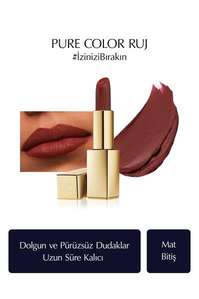 Estee Lauder Mat Bitişli Ruj - Pure Color Matte Lipstick - 3.5gr - Renk: 806 ...