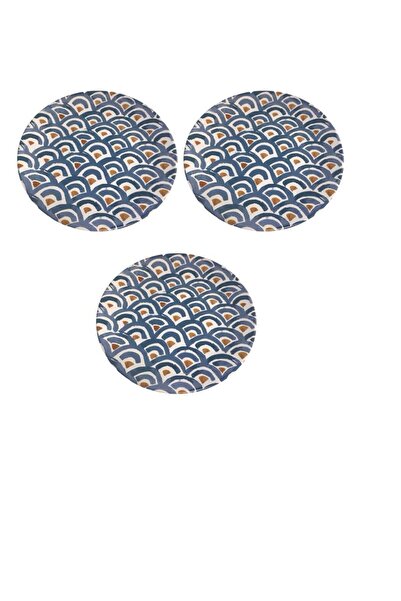 Keramika Aegean 26 cm Serving Plate Marine Decor 6 Pieces