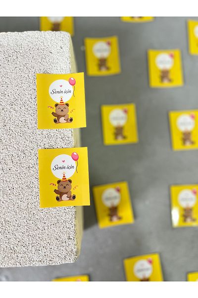 Meyofficial Teddy Bear Model for You Stickers 6*5 cm 30 pcs